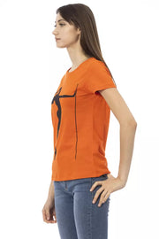 Trussardi Action Orange Cotton T-Shirt