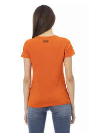 Trussardi Action Orange Cotton T-Shirt