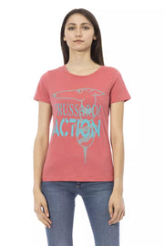Trussardi Action Multicolor Cotton T-Shirt