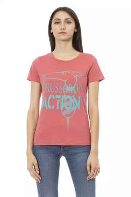 Trussardi Action Multicolor Cotton T-Shirt