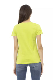Trussardi Action Green Cotton T-Shirt