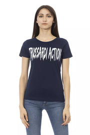 Trussardi Action Blue Cotton T-Shirt