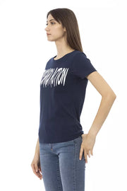 Trussardi Action Blue Cotton T-Shirt