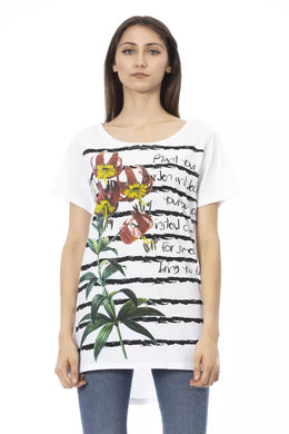 Trussardi Action White Cotton T-Shirt