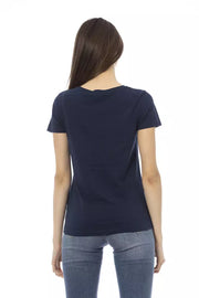 Trussardi Action Blue Cotton T-Shirt