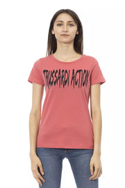 Trussardi Action Multicolor Cotton T-Shirt