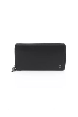 Automobili Lamborghini Black Calfskin Wallet