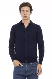 Baldinini Trend Blue Cotton Shirt