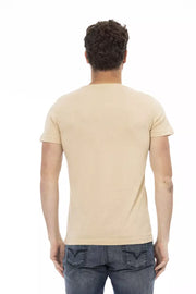 Trussardi Action Beige Cotton Men's T-Shirt