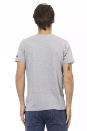 Trussardi Action Gray Cotton Men's T-Shirt