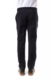 Uominitaliani Gray Wool Men Pants