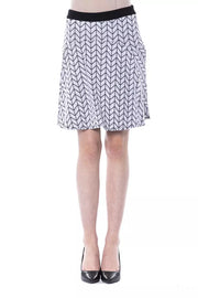 BYBLOS Black And White Marabou Skirt