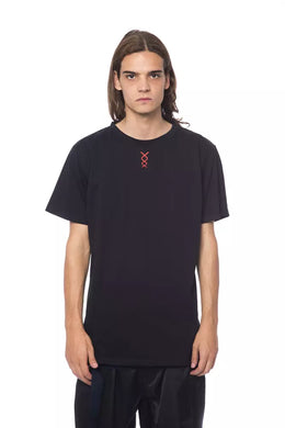 Nicolo Tonetto Black Cotton T-Shirt