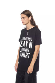 Nicolo Tonetto Black Cotton T-Shirt