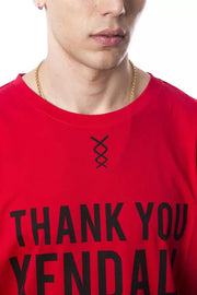 Nicolo Tonetto Red Cotton Men's T-Shirt