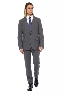 Billionaire Italian Couture Gray Wool Suits & Blazer