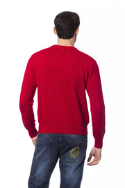 Billionaire Italian Couture Red Merino Wool Sweater