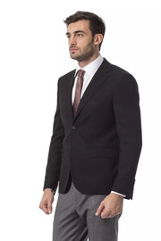 Billionaire Italian Couture Black Wool Suits & Blazer