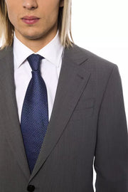 Billionaire Italian Couture Gray Wool Suits & Blazer