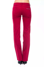 Ungaro Fever Red Cotton Women's Pants