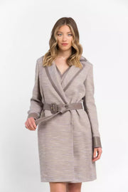 Trussardi Beige Cotton Coat