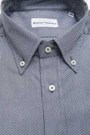 Robert Friedman Blue Cotton Men's Shirt