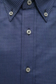 Robert Friedman Blue Cotton Men's Shirt
