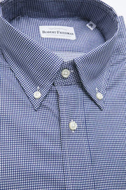 Robert Friedman Blue Cotton Men's Shirt