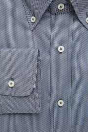 Robert Friedman Blue Cotton Men's Shirt