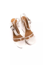 Péché Originel White Polyethylene Women's Wedge Sandal