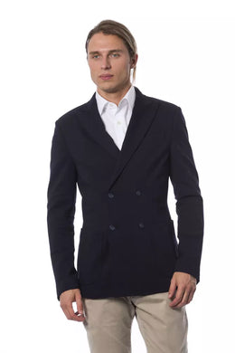 Verri Blue Viscose Suits & Blazer
