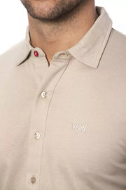 Verri Beige Cotton Shirt