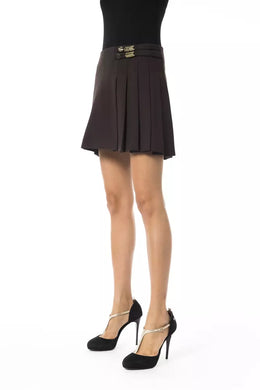 BYBLOS Brown Polyester Skirt