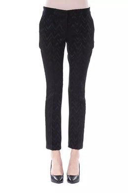 BYBLOS Black Marabou Pant