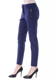 BYBLOS Blue Polyester Pant