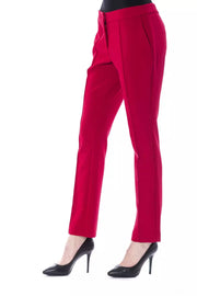 BYBLOS Fuchsia Polyester Pant