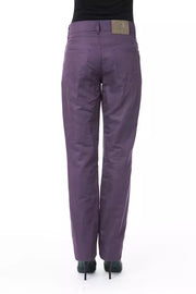 BYBLOS Purple Cotton Pant