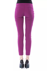 BYBLOS Purple Polyester Pant