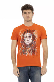 Trussardi Action Orange Cotton Men's T-Shirt