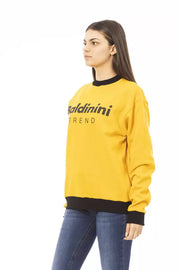 Baldinini Trend Yellow Cotton Sweatshirt