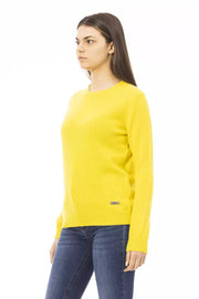 Baldinini Trend Yellow Wool Sweater