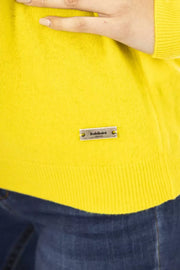 Baldinini Trend Yellow Wool Sweater