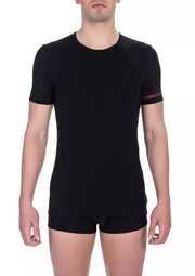 Bikkembergs Black Cotton T-Shirt