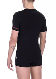 Bikkembergs Black Cotton T-Shirt