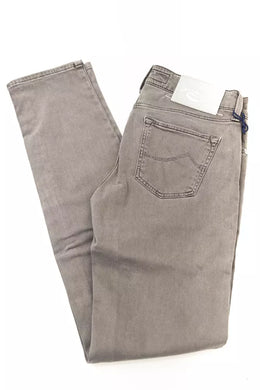 Jacob Cohen Gray Cotton-Like Jeans Denim