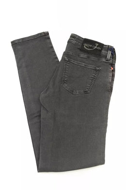 Jacob Cohen Black Cotton Jeans Denim