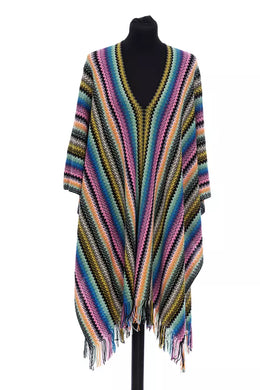 Missoni Multicolor Wool Poncho