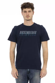 Bikkembergs Blue Cotton T-Shirt