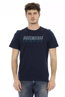 Bikkembergs Blue Cotton T-Shirt