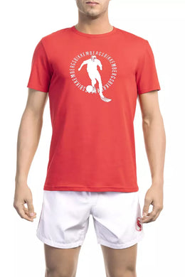 Bikkembergs Red Cotton T-Shirt